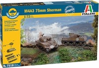 Photos - Model Building Kit ITALERI M4A3 75mm Sherman (1:72) 