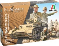 Photos - Model Building Kit ITALERI Pz.Kpfw.IV F1/F2/G With Afrika Korps Infantry (1:35) 