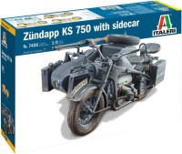 Photos - Model Building Kit ITALERI Zundapp KS 750 With Sidecar (1:9) 