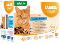 Photos - Cat Food IAMS Delights Sea Collection in Gravy 12 pcs 