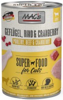 Photos - Cat Food MACs Superfoods Adult Poultry/Beef/Cranberry  400 g