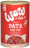 Photos - Cat Food WOW Adult Pure Beef Pate 400 g 