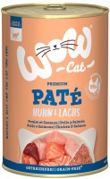 Photos - Cat Food WOW Adult Pure Chicken/Salmon Pate 400 g 