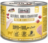 Photos - Cat Food MACs Superfoods Adult Poultry/Beef/Cranberry  200 g