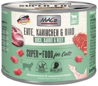 Photos - Cat Food MACs Superfoods Adult Duck/Rabbit/Beef 200 g 