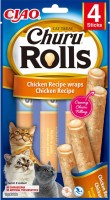 Photos - Cat Food INABA Churu Rolls Chicken 40 g 