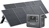 Photos - Portable Power Station Aferiy P210 + 2 Solar Panel (200W) 