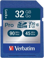 Photos - Memory Card Verbatim Pro 600X SDHC Memory Card, UHS-I V30 U3 Class 10 32 GB