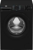 Photos - Washing Machine Beko BMN3WT 3841 B black