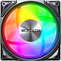 Computer Cooling Montech Metal Pro 12 ARGB PWM Black 