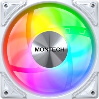 Photos - Computer Cooling Montech Metal Pro 12 ARGB PWM White 