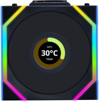 Computer Cooling Lian Li Uni Fan SL120 Wireless LCD Reverse Black 