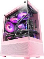 Photos - Computer Case Mars Gaming MC-SE pink