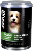 Photos - Dog Food AnimAll Dog Canned Rabbit Meat/Liver 375 g 1