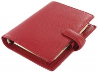 Photos - Planner Filofax Finsbury Pocket Red 