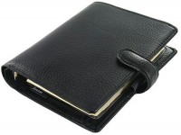 Photos - Planner Filofax Finsbury Personal Black 