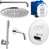 Photos - Shower System Paffoni Kit Compact-T Tondo B 