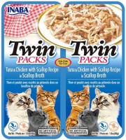 Photos - Cat Food INABA Twin Tuna/Chicken 80 g 