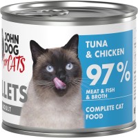 Photos - Cat Food John Dog Adult Tuna/Chicken Fillets 140 g 