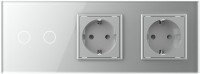 Photos - Socket Livolo VL-C702/C7C2EU-15 gray