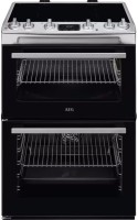 Photos - Cooker AEG CIX6540ACM stainless steel