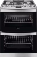 Photos - Cooker AEG CGB6131ACM stainless steel