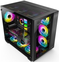 Photos - Computer Case Huntkey S980 Tornado black