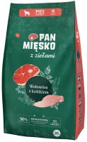 Photos - Dog Food PAN MIESKO Adult Medium Dog Beef with Rabbit 