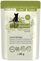 Photos - Cat Food Catz Finefood Classic Pouch Kitten Salmon/Poultry 85 g 