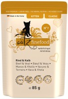 Photos - Cat Food Catz Finefood Classic Pouch Kitten Beef/Veal 85 g 