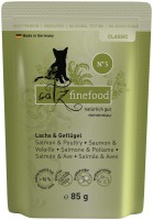 Photos - Cat Food Catz Finefood Classic Pouch  Salmon/Poulry 85 g