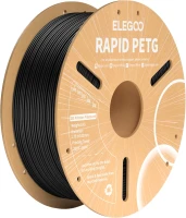 Photos - 3D Printing Material Elegoo Rapid PETG Black 1kg 1 kg  black