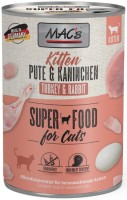 Photos - Cat Food MACs Superfoods Kitten Turkey/Rabbit  400 g