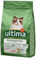 Photos - Cat Food Ultima Adult Hairball Control Turkey  1.5 kg