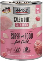 Photos - Cat Food MACs Superfoods Adult Calf/Turkey  800 g