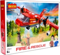 Photos - Construction Toy COGO Fire and Rescue 3620 