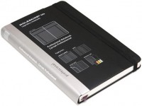 Photos - Planner Moleskine Professional Notebook Large Black 