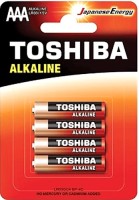 Photos - Battery Toshiba Alkaline 4xAAA 