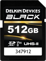 Photos - Memory Card Delkin Devices BLACK SD UHS-II V90 512 GB