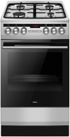 Photos - Cooker Amica 58GET3.43HZpTaDpAF Xx stainless steel