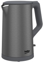 Photos - Electric Kettle Beko WKM7322DX gray