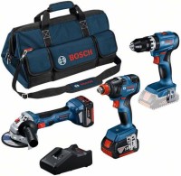 Photos - Power Tool Combo Kit Bosch GSB 18V-45 + GDX 18V-200 + GWS 18V-7 Professional 0615990N31 