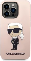 Photos - Case Karl Lagerfeld Silicone Ikonik for iPhone 14 Pro 