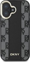 Photos - Case DKNY Leather Checkered Pattern Magsafe for iPhone 16 