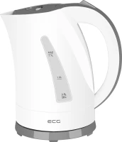 Photos - Electric Kettle ECG RK 1712 2200 W 1.7 L  white