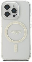 Photos - Case GUESS IML Glitter Circle MagSafe for iPhone 16 Pro 