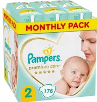 Photos - Nappies Pampers Premium Care 2 / 176 pcs 