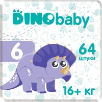 Photos - Nappies Dino Baby Diapers 6 / 64 pcs 