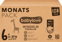 Photos - Nappies Babylove Premium 6 / 128 pcs 