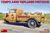 Photos - Model Building Kit MiniArt Tempo A400 Tieflader Pritsche 3-wheel Beer Delivery Truck (1:35) 